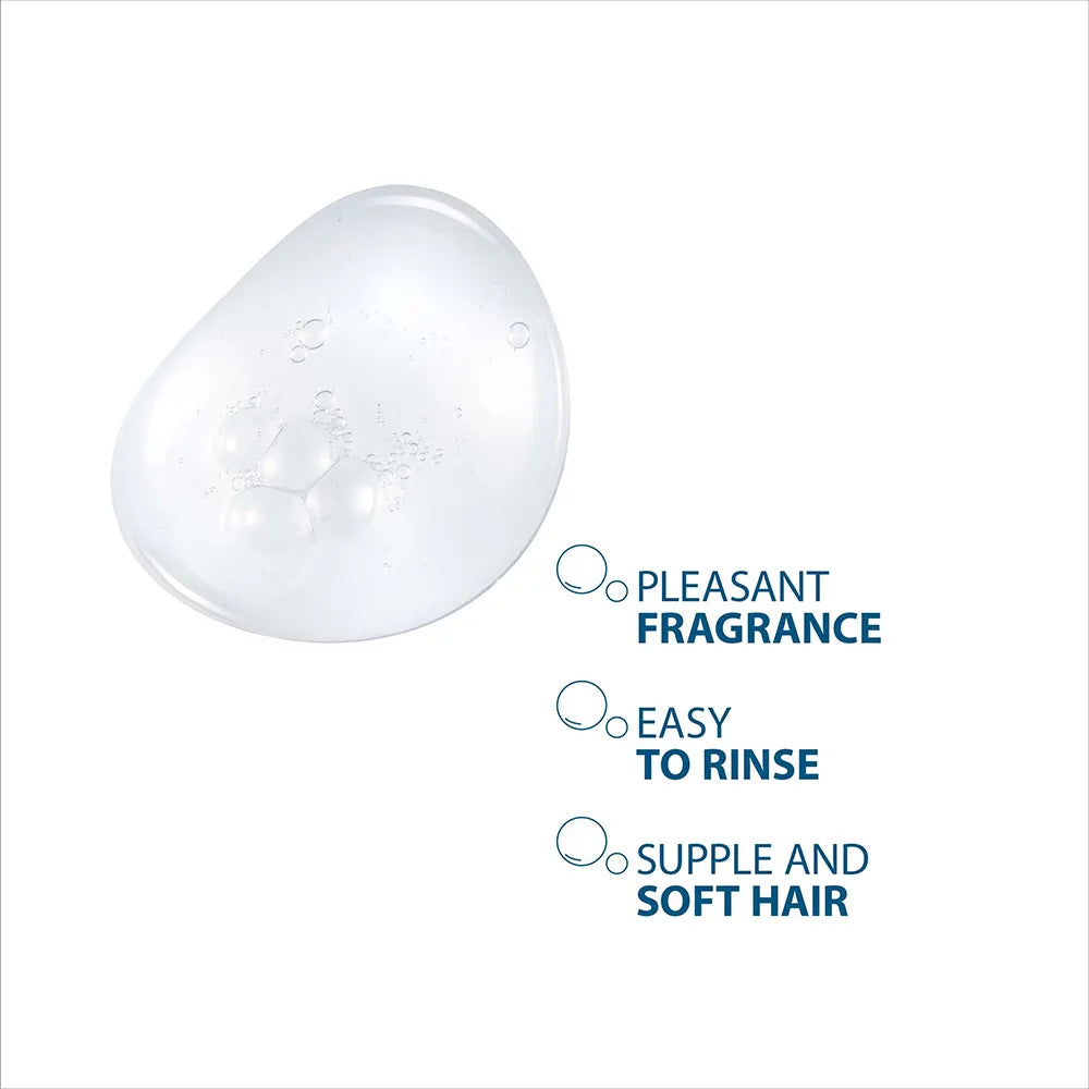 Ducray daily shampoo that respects the scalp's natural balance.