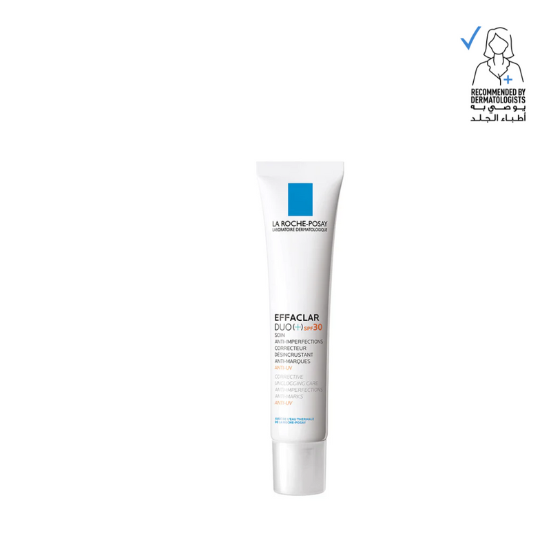 La Roche-Posay Effaclar Duo+ tube on a white background