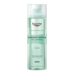 Eucerin Dermo Purifyer Oil Control toner bottle on a white background