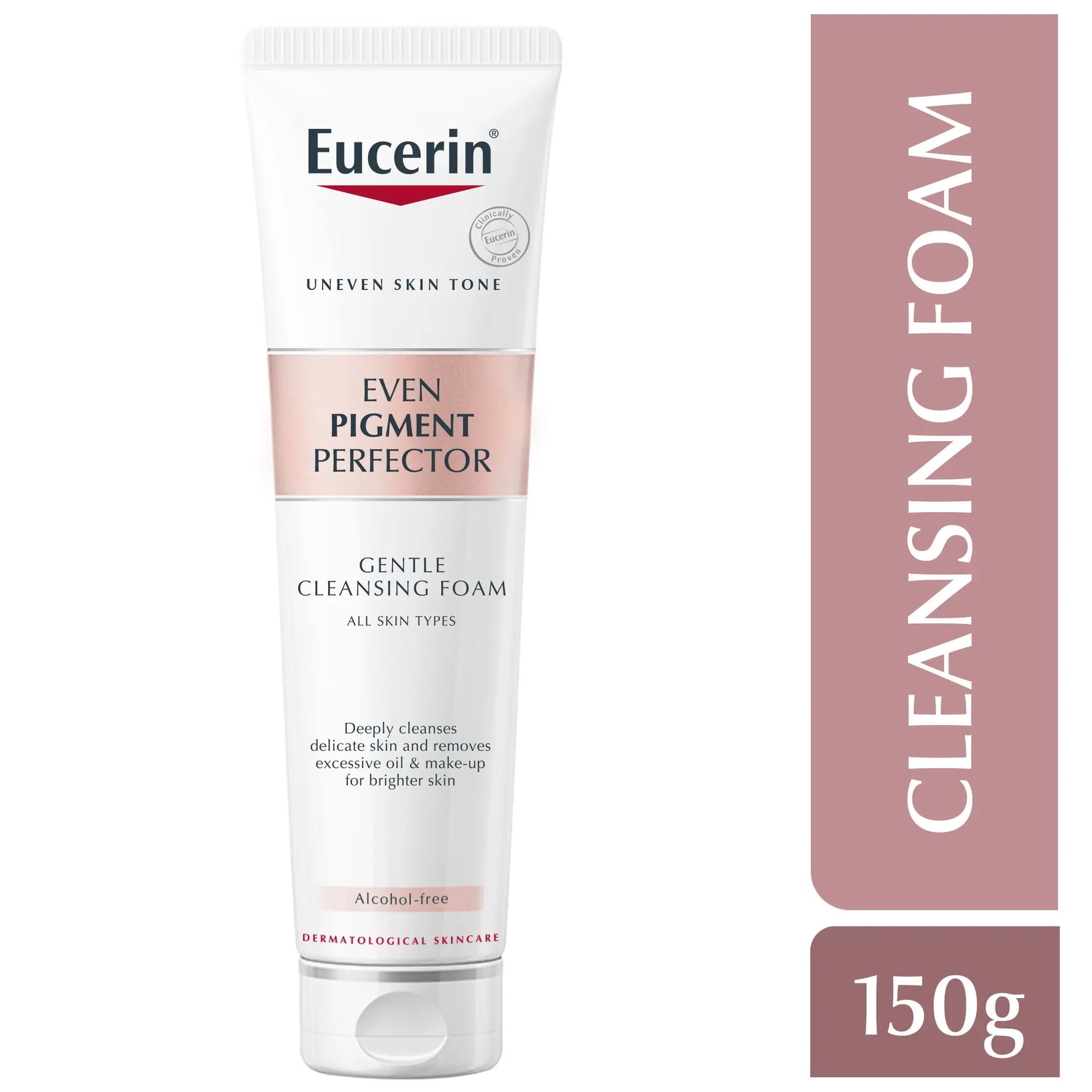 Eucerin Even Pigment Perfector Facial Gentle Cleansing Foam available on The DistriQt Lebanon.