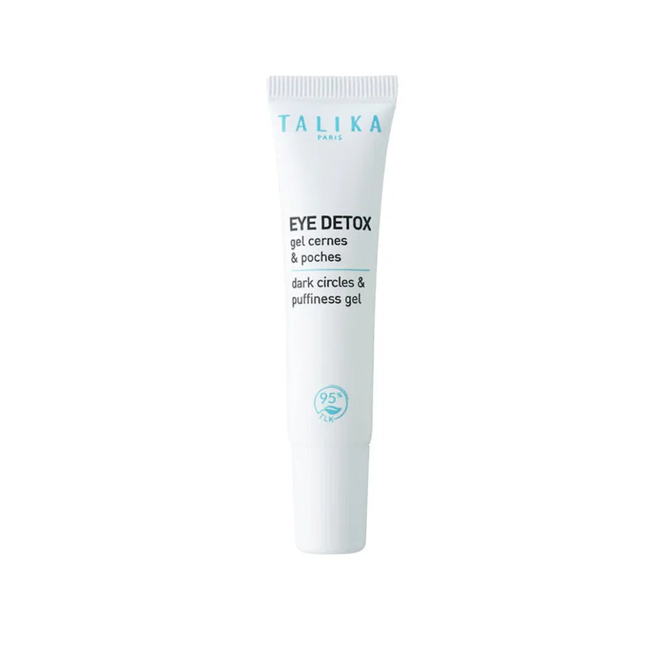 TALIKA Eye Detox Dark Circles & Puffiness Gel 10ml available at The Distriqt Lebanon for daily under-eye care.