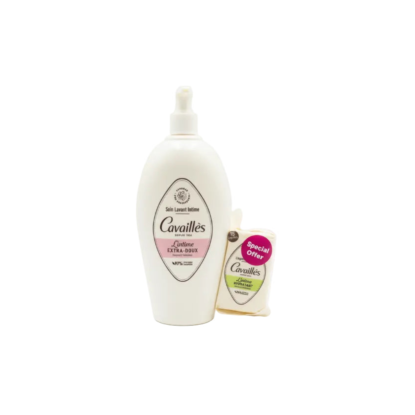 FREE LINGETTE WITH INTIME EXTRA DOUX 500ML