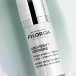 Filorga Age-Purify Intensive skincare serum bottle on a light green background
