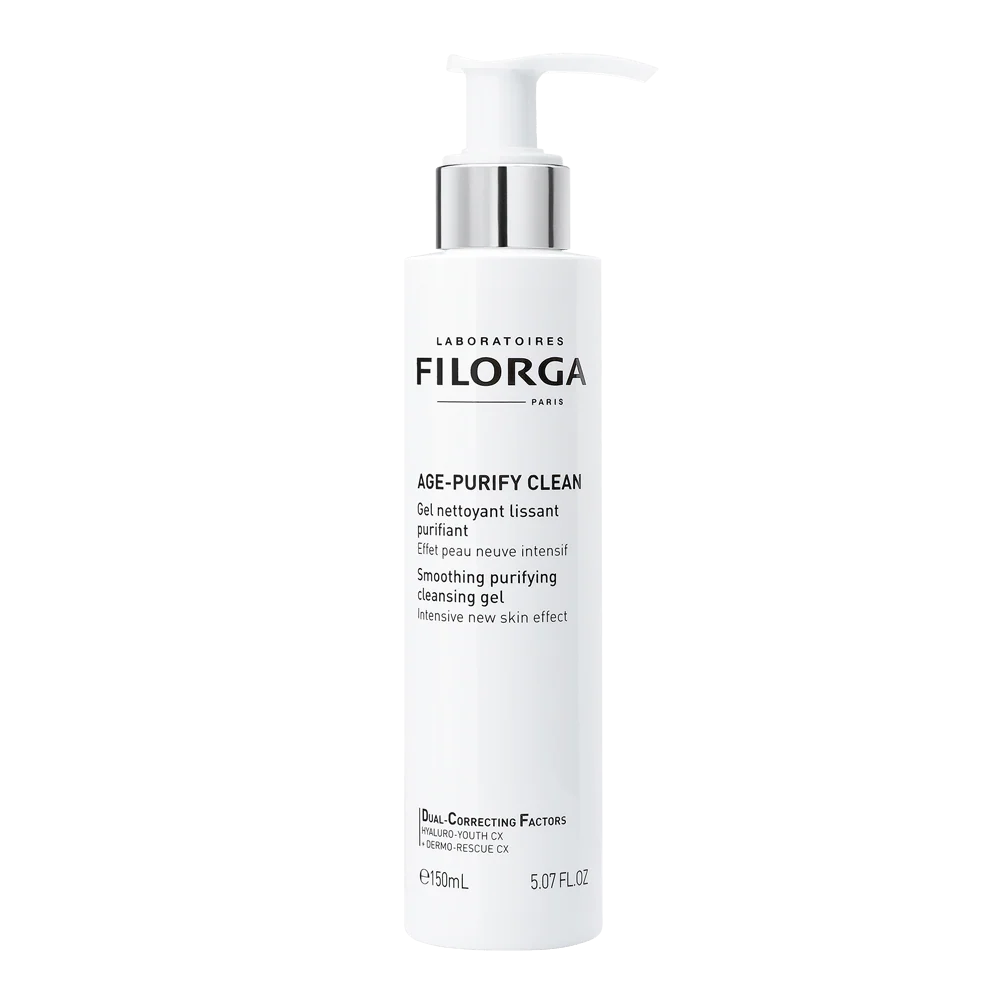 Filorga skincare bottle on a white background