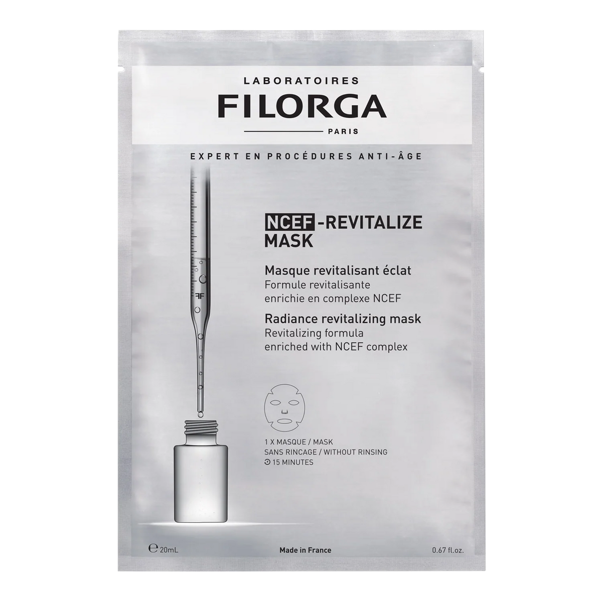 Filorga NCEF-Revitalize Mask packaging on a white background