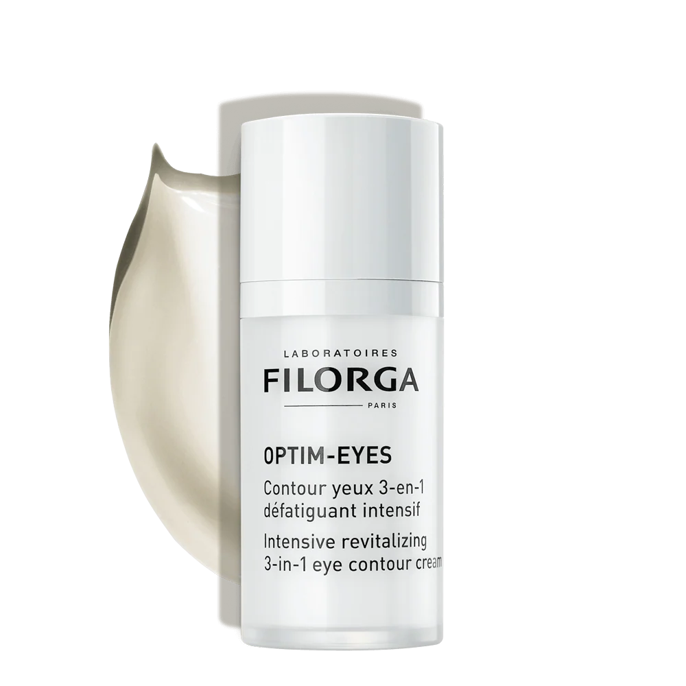 Filorga Optim-Eyes cream container on a white background