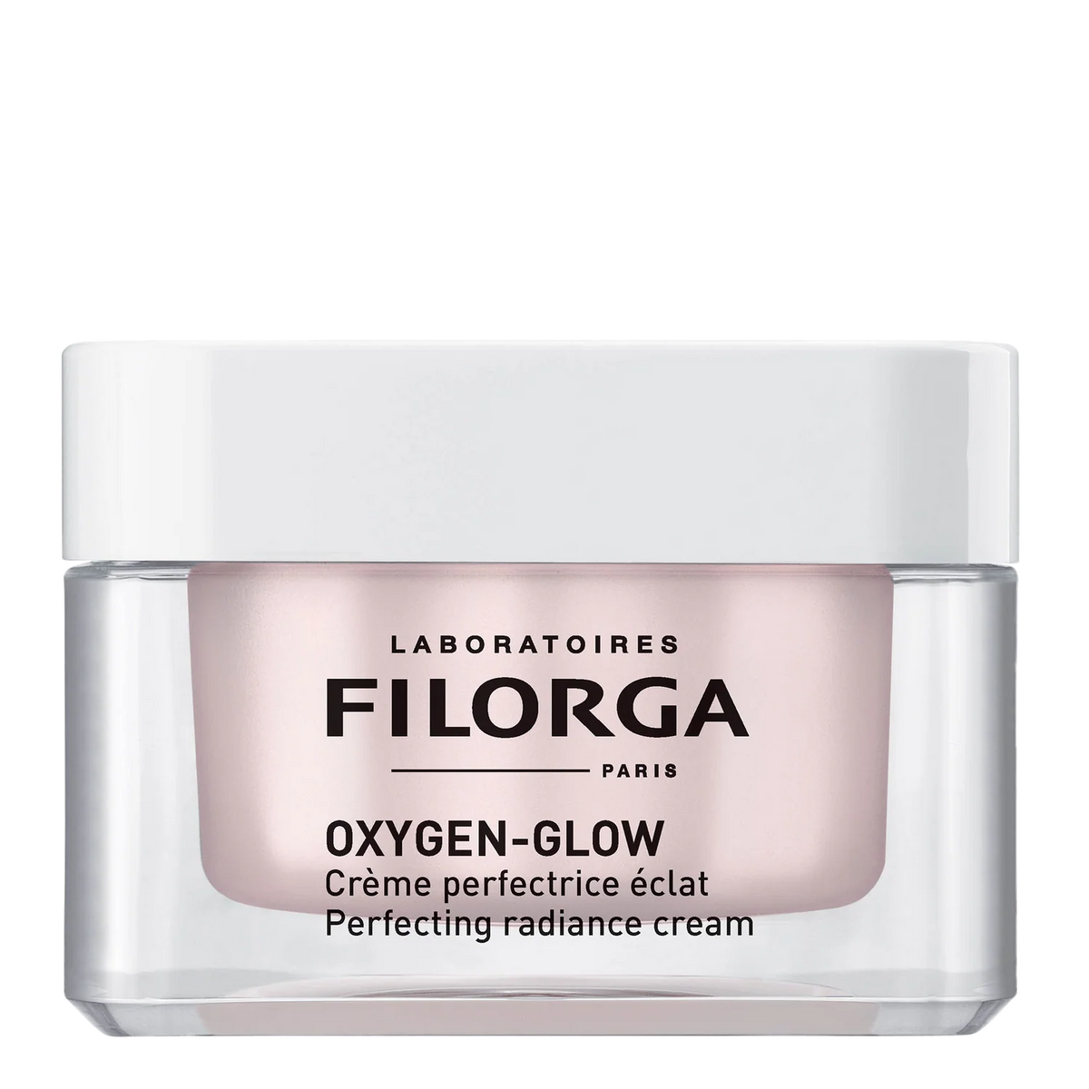 Filorga Oxygen-Glow cream jar on a white background