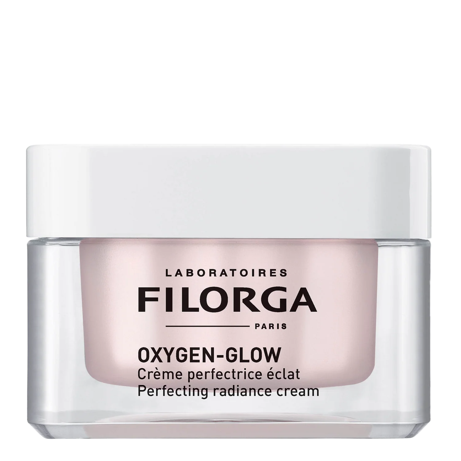 Filorga Oxygen-Glow cream jar on a white background