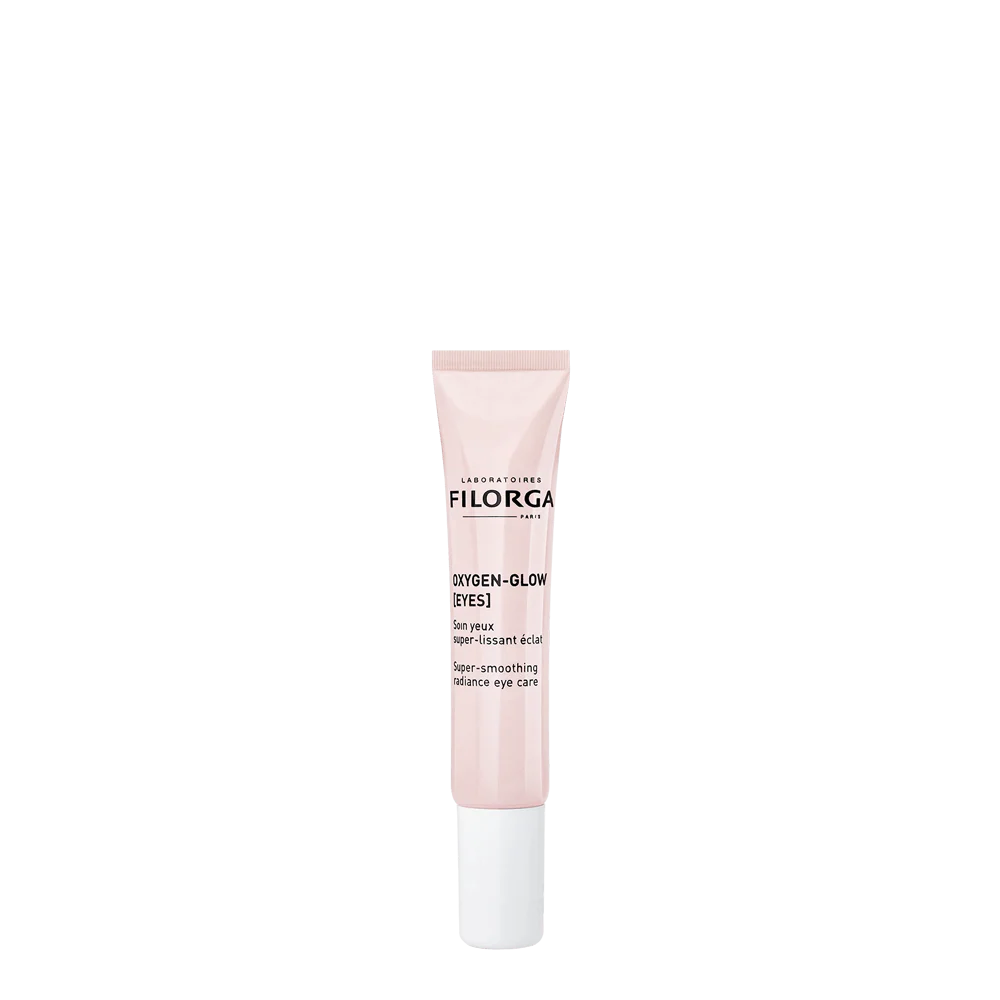 Filorga eye cream tube on a white background