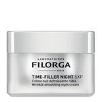 Filorga Time-Filler Night 5XP wrinkle smoothing night cream jar on a white background