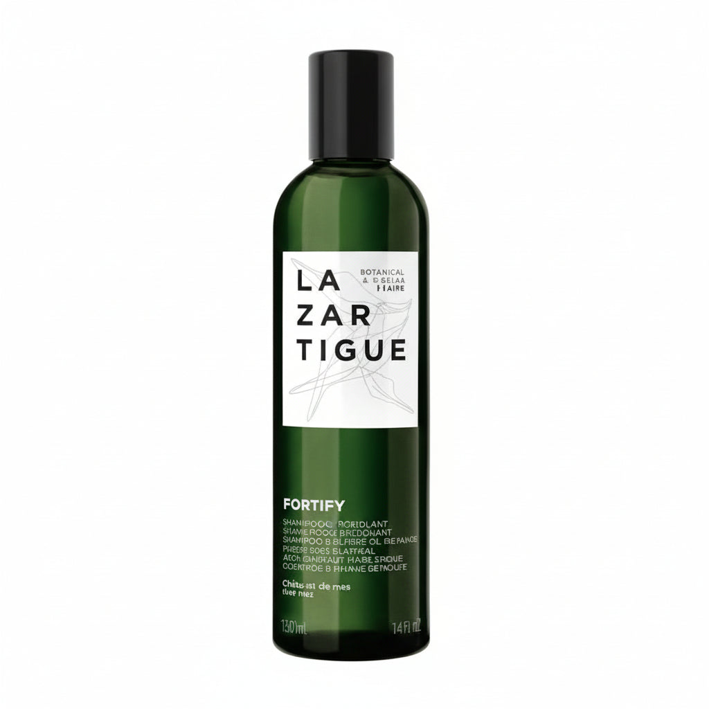 Bottle of Lazartigue Fortify hair care product 