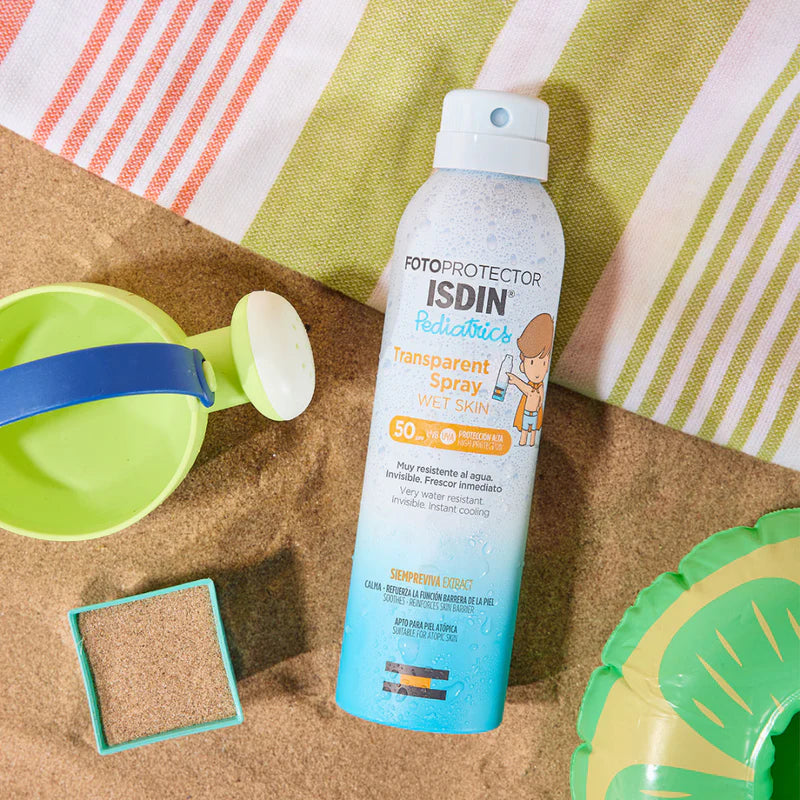 Fotoprotector Pediatrics Transparent Spray Wet Skin SPF 50+