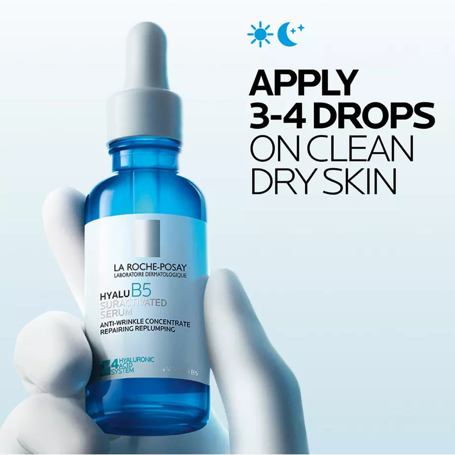 La Roche-Posay Hyalu B5 Serum – Hyaluronic Acid Anti-Aging Serum for Hydration, Wrinkles & Skin Repair