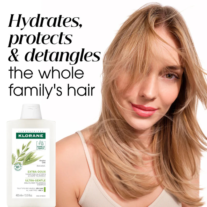Klorane Oat Shampoo triple pack available at The Distriqt Lebanon