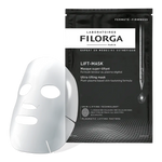 Filorga Lift-Mask packaging with white mask on a white background