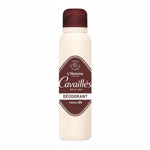 Deodorant bottle with a brown cap on a white background