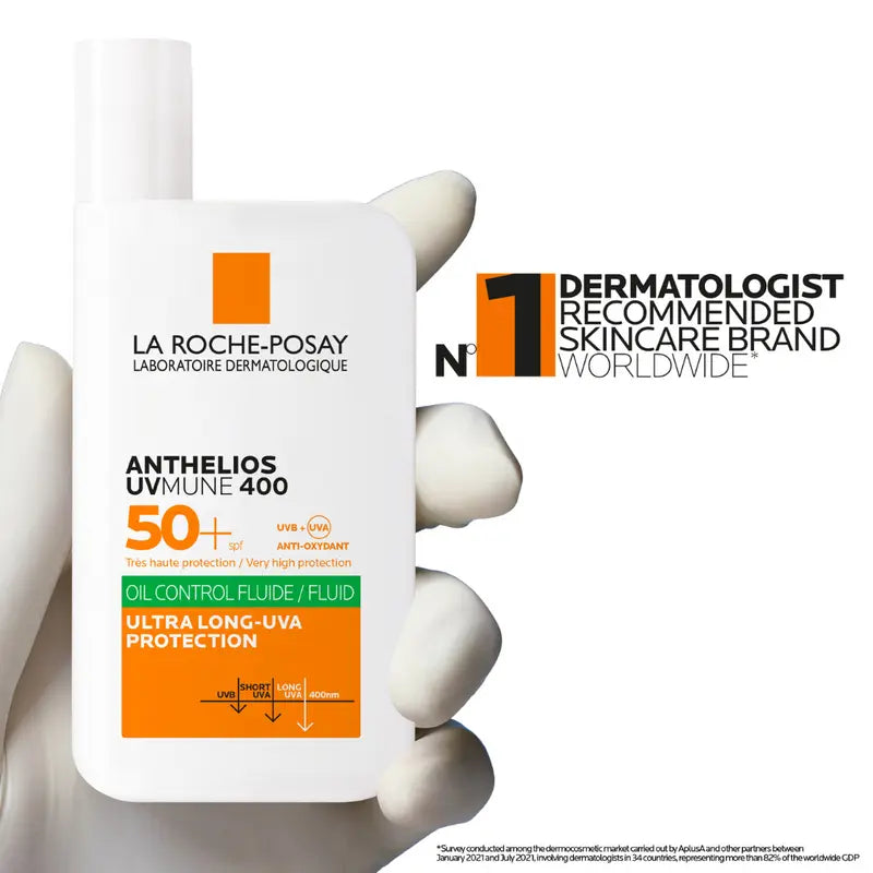 La Roche-Posay UVMune 400 Oil Control SPF50+ for oily and acne-prone skin
