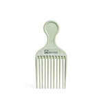 Natural Fiber Afro Comb green