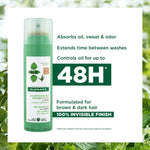 	Klorane dry shampoo with organic nettle adds freshness and lightweight volume to oily hair available at distriqt lebanon