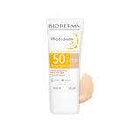 Bioderma Photoderm AR sunscreen cream bottle with applicator on a white background