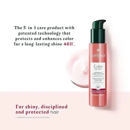 René Furterer Color Glow cream for smoother, radiant, color-treated hair.