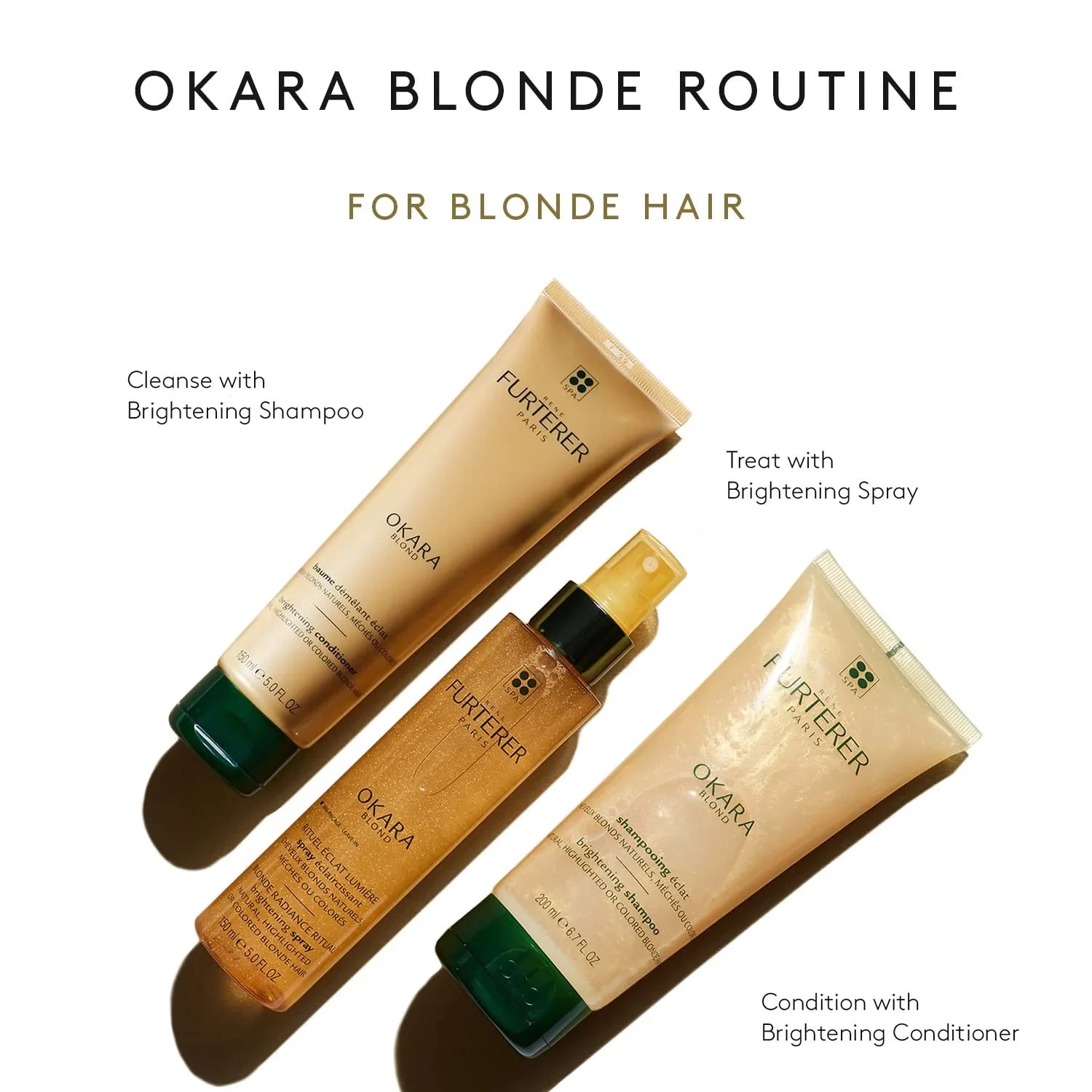 René Furterer Okara Blond Brightening Routine