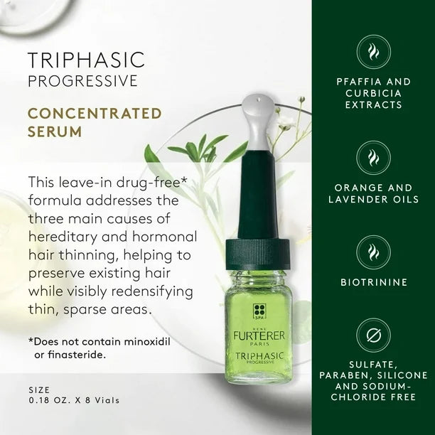 René Furterer Triphasic ATP Intensif Anti-Hair Loss Serum for thinning hair.