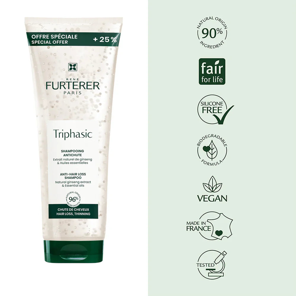 René Furterer scalp care shampoo to support stronger, healthier-looking hair.