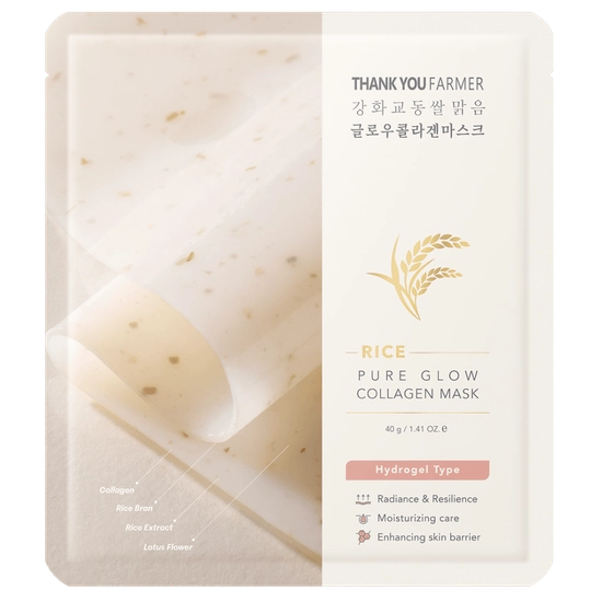Rice Pure Glow Collagen Mask