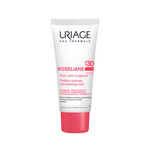 Uriage Roseliane sunscreen cream tube on a white background