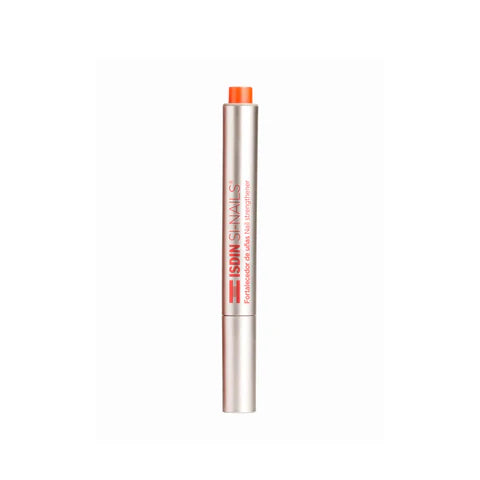 Cosmetic stick with 'Isdin' branding on a white background
