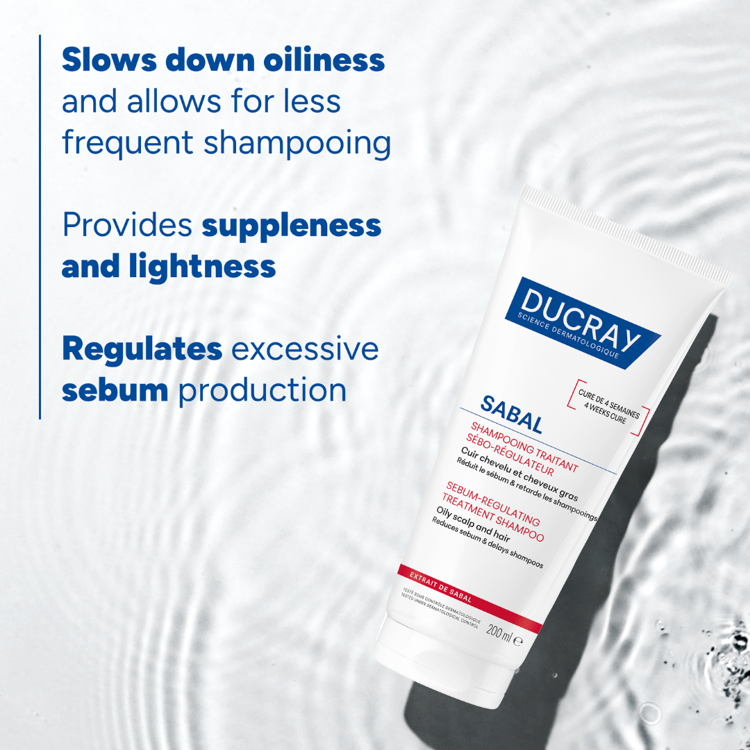 Sabal sebum regulating treatment shampoo for oily hair 200ml  I Controls excess oil and purifies the scalp