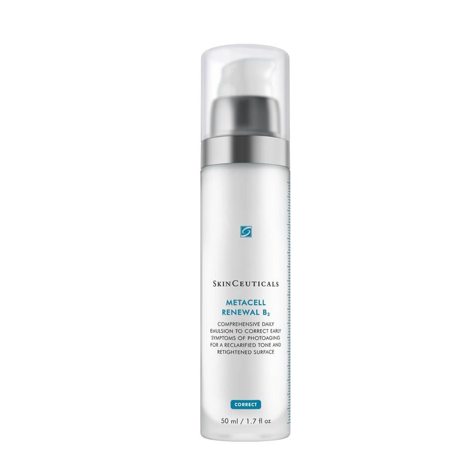 SkinCeuticals Metacell Renewal B3 skincare bottle on a white background