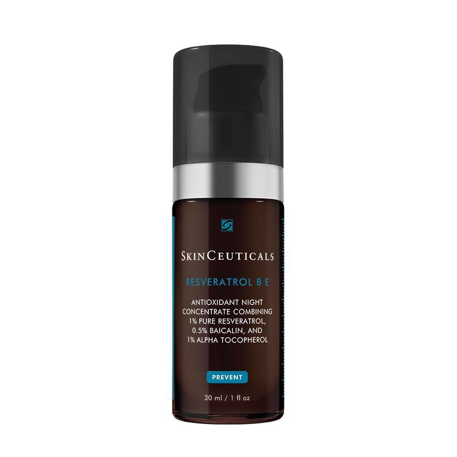 SkinCeuticals Resveratrol B E skincare product on a white background