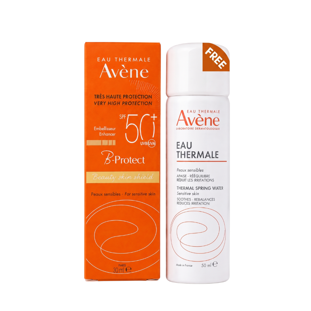  Sunscreen B-Protect SPF50+ & get a FREE 50ml thermal spring water spray
