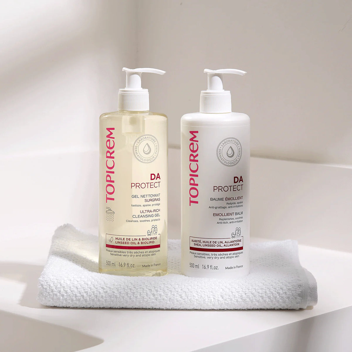 Topicrem DA Ultra-Rich Cleansing Gel for very dry, sensitive, and atopic-prone skin.