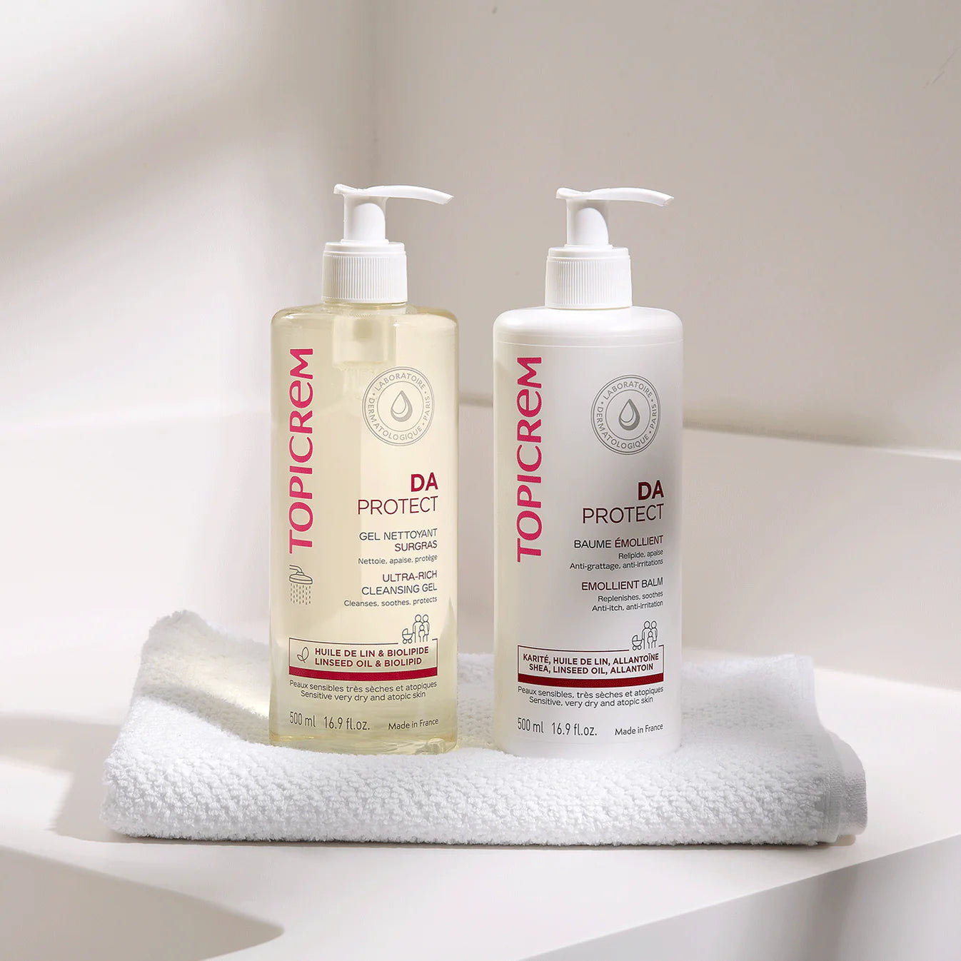Topicrem DA Ultra-Rich Cleansing Gel for very dry, sensitive, and atopic-prone skin.