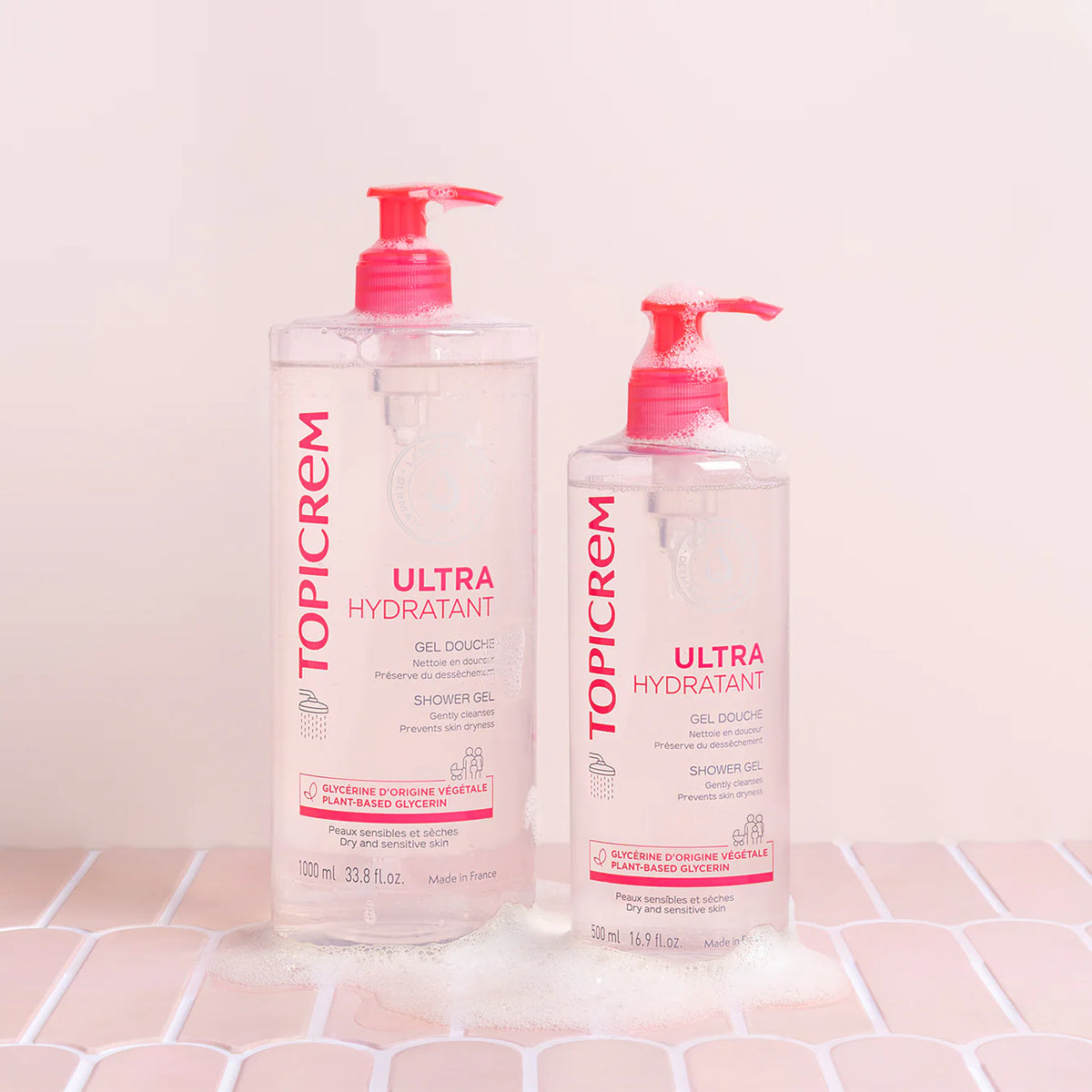 Topicrem gentle cleanser for daily cleansing of the face, body, and hair.