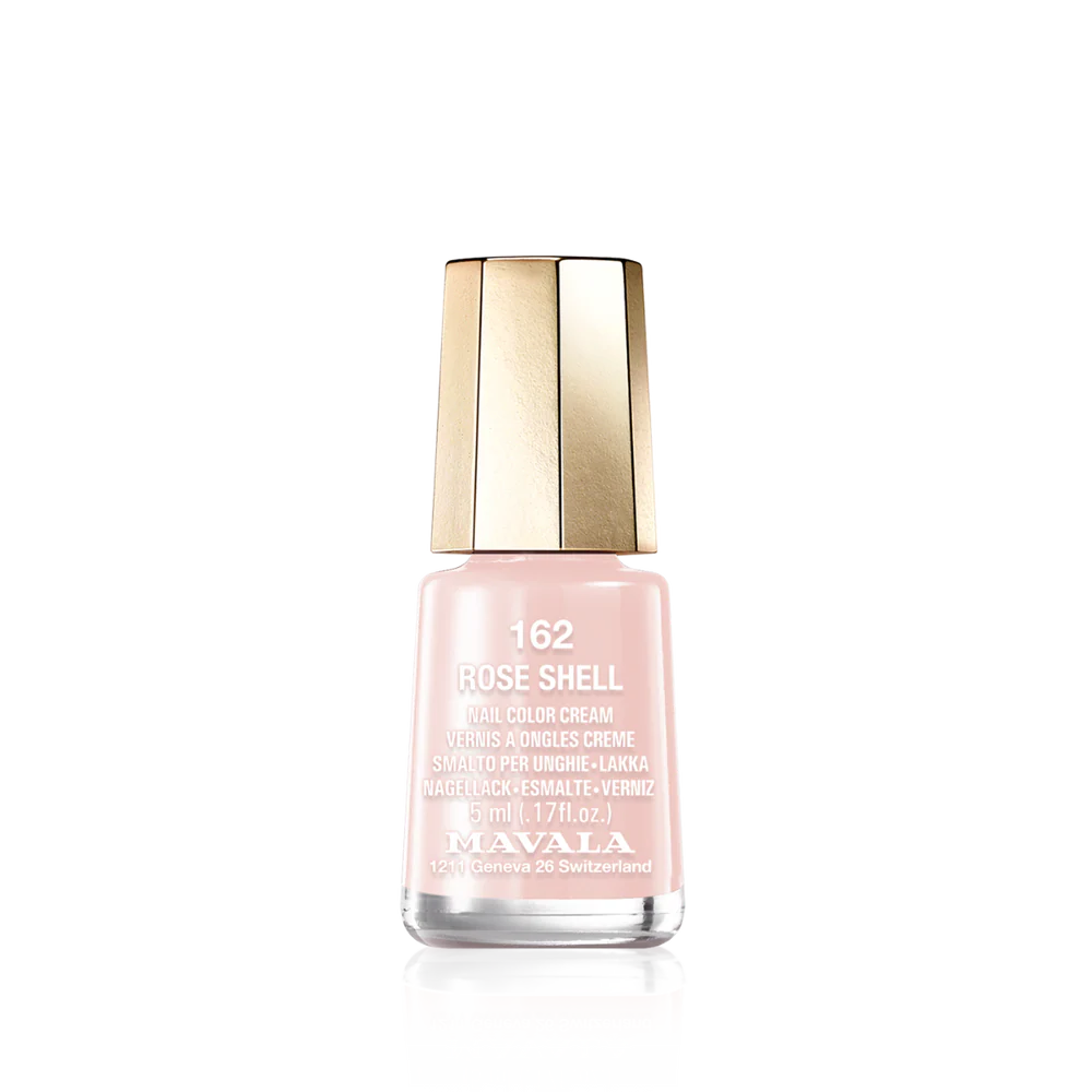 Mavala Nail Color Mini Rose Shell 162 soft pink nail polish 5ml