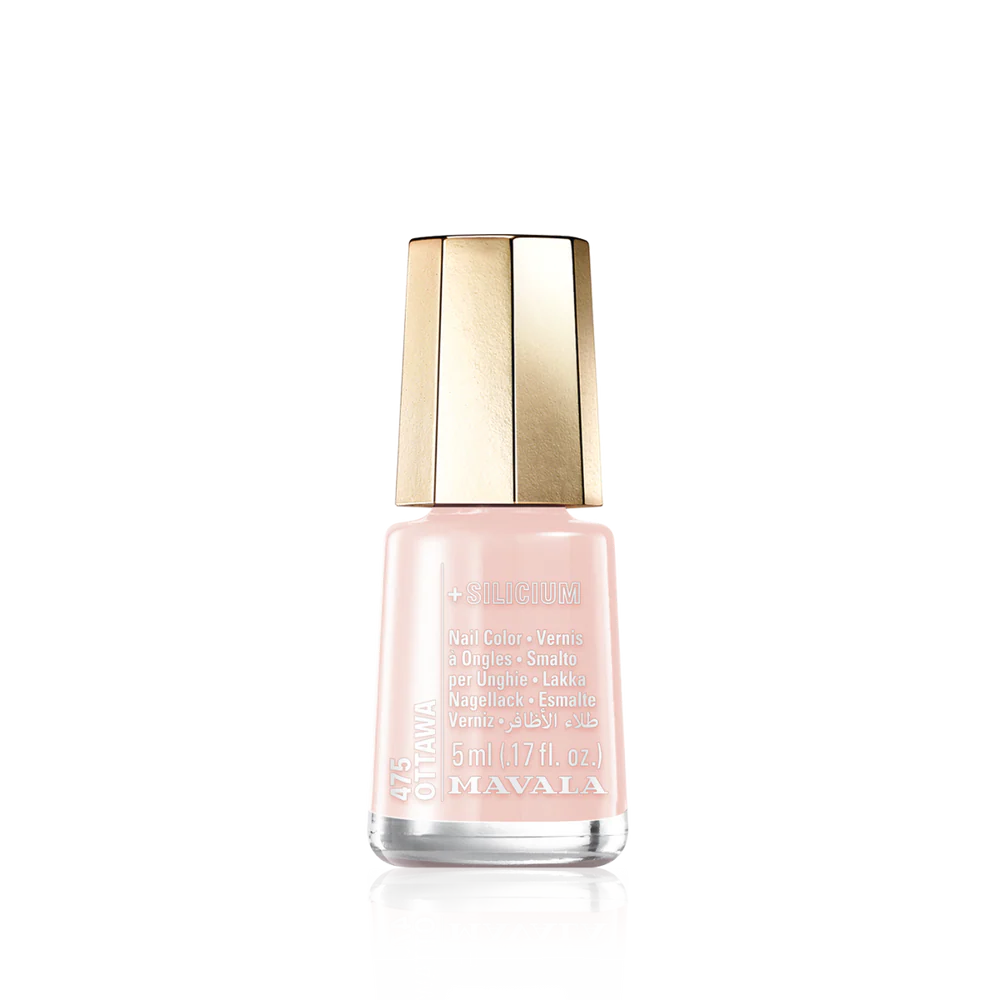 Mavala Nail Color Mini Ottawa 475 soft pinkish nude nail polish 5ml