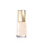 Mavala Mini Nail Polish Reno 91 with a glossy cream nude finish.