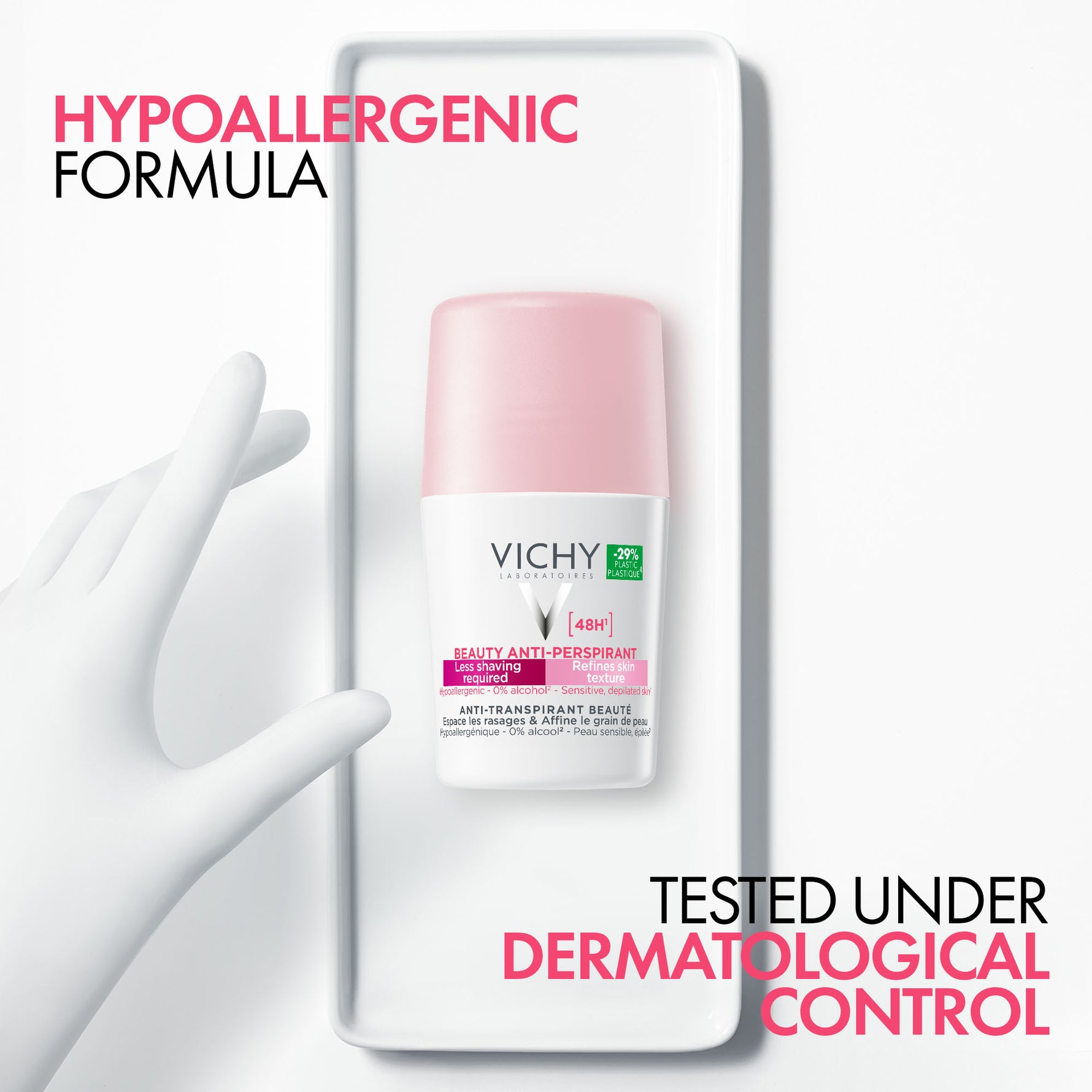 Vichy Roll-On Anti-Perspirant for Smooth and Fresh Underarms 50ml