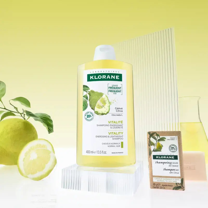 Klorane Vitamin Shampoo with Citron available at The Distriqt Lebanon