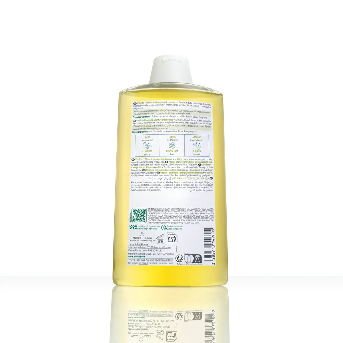 Klorane Vitamin Shampoo with Citron available at The Distriqt Lebanon
