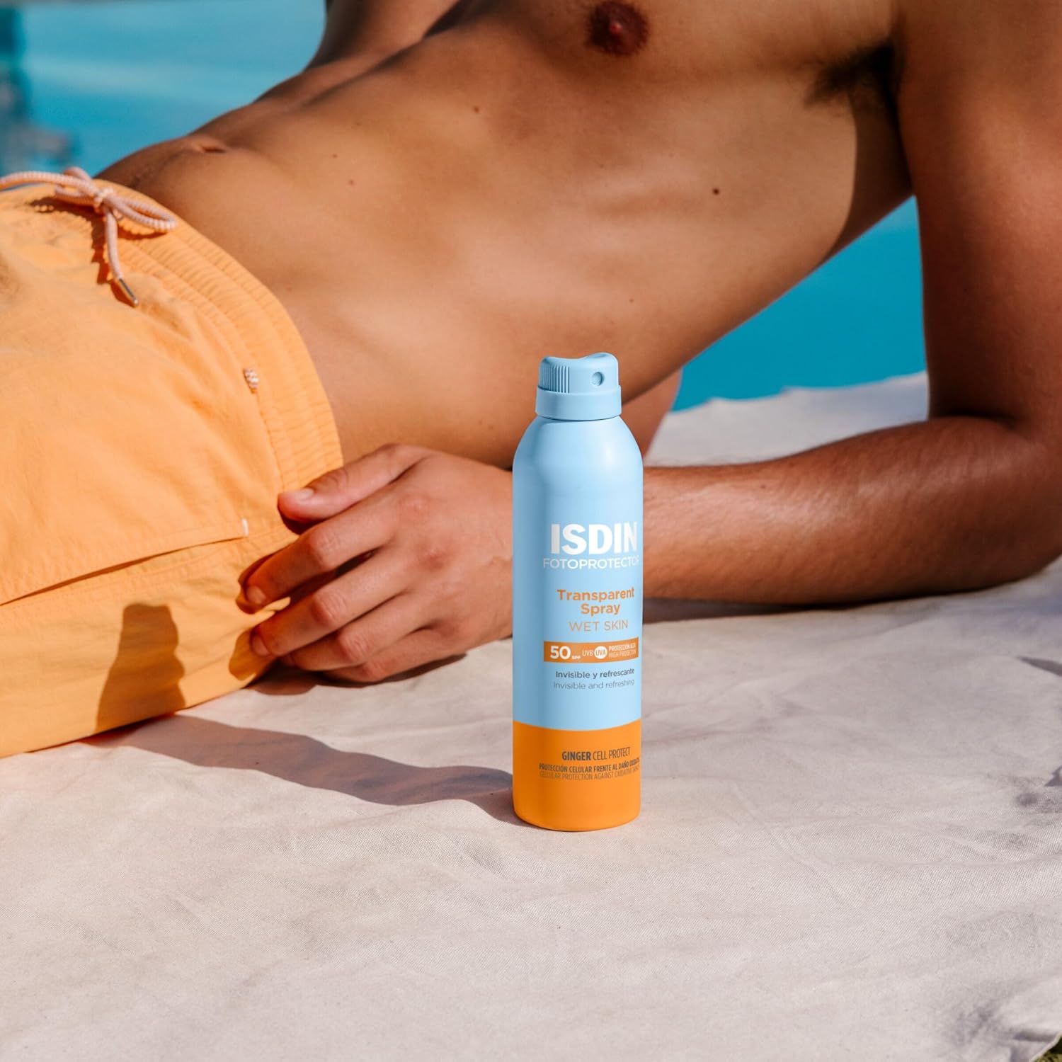 FOTOPROTECTOR TRANSPARENT SPRAY WET SKIN SPF50