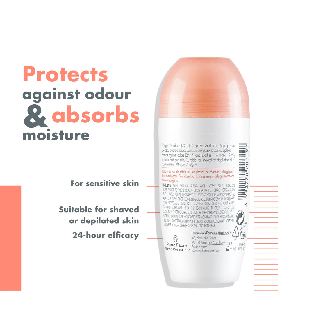 Avène daily deodorant for sensitive underarms