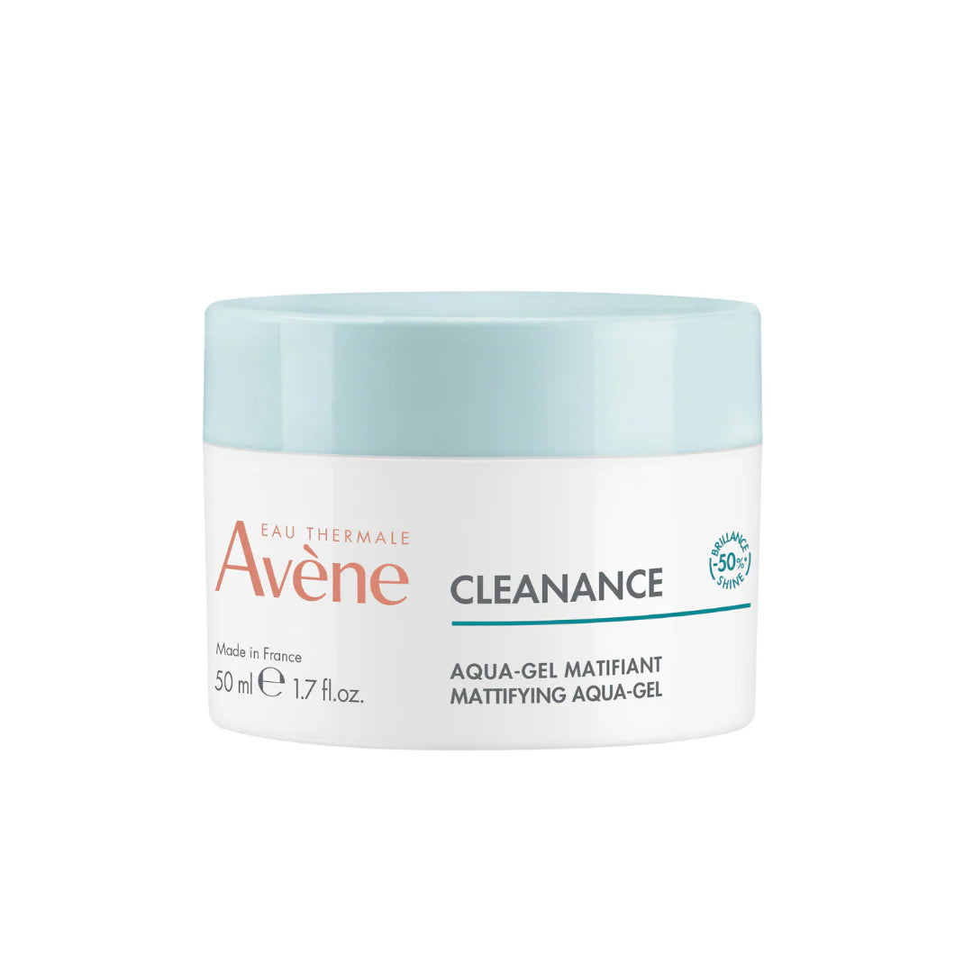 Avène Cleanance Mattifying Aqua-Gel lightweight moisturizer for oily and blemish-prone skin.