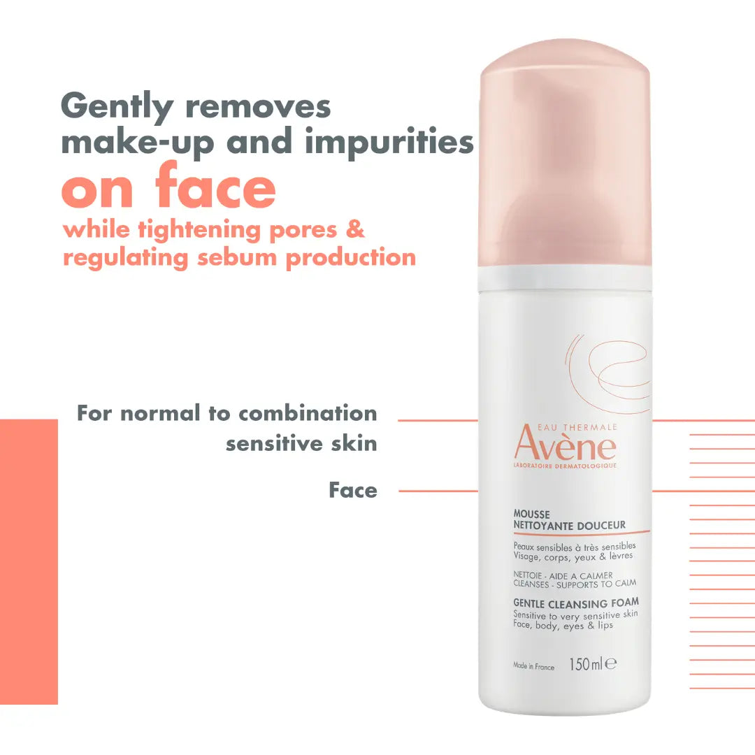 Avène Hydrance Gentle Cleansing Foam value set.