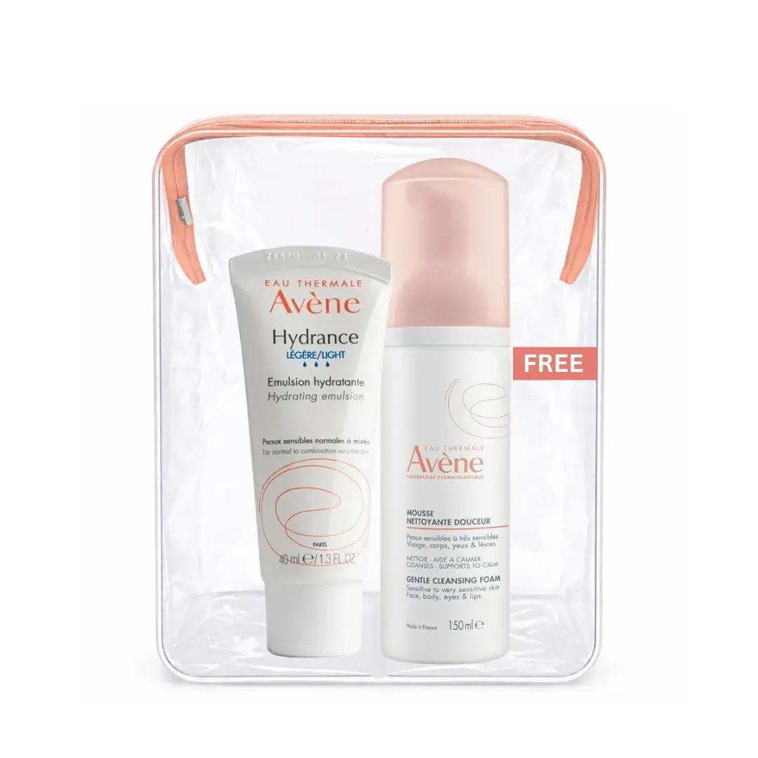 Avène Hydrance Light Hydrating Emulsion with FREE Gentle Cleansing Foam