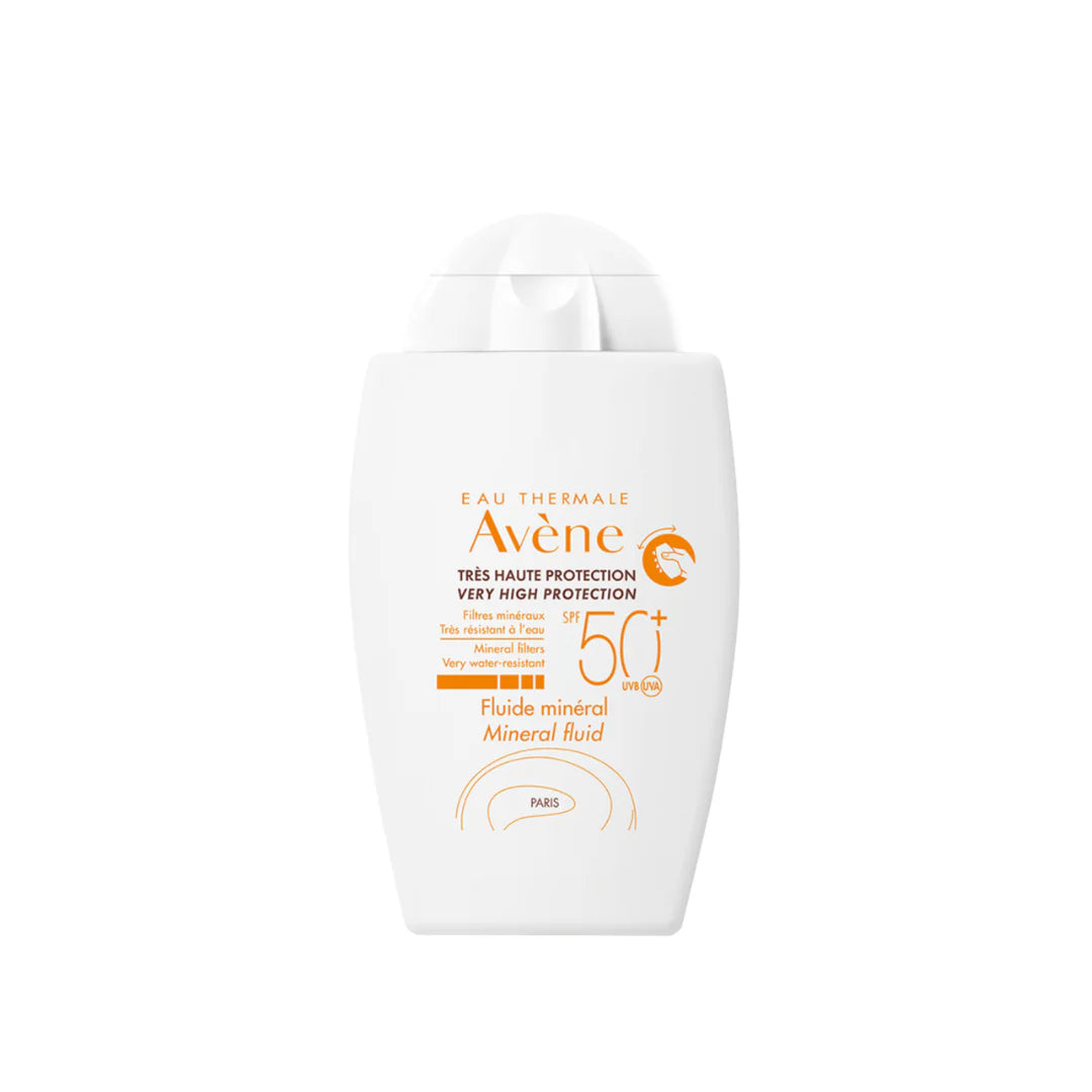 Avène Mineral Fluid SPF 50+ sunscreen for sensitive skin